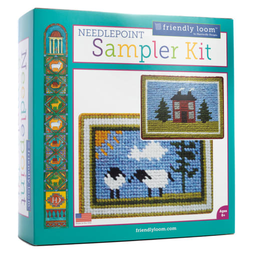 Needlepoint Sampler Kit by Friendly Loom
