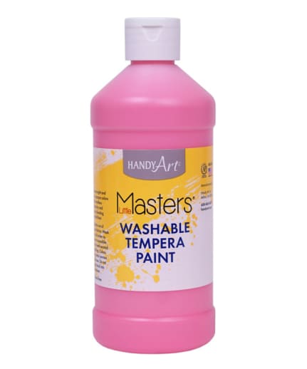 Little Masters Washable Tempera Paint - Pink (16 oz)