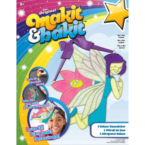 Makit & Bakit Suncatcher: Flower Fairy Deluxe Kit