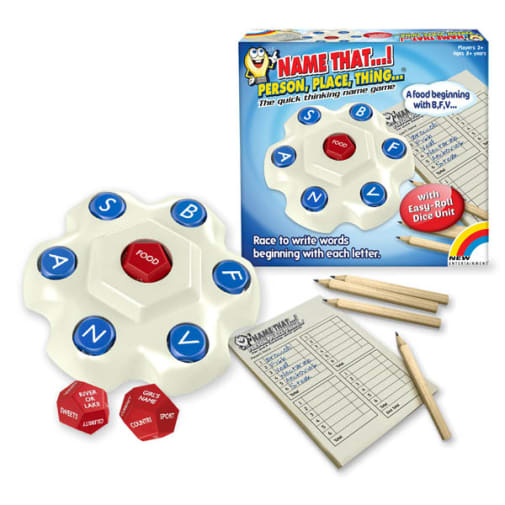 Name That...! Person, Place, Thing...Dice Game