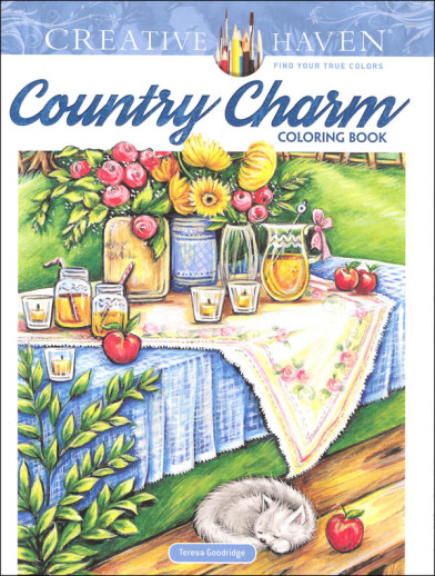 Country Farm Coloring Book : Adult Country Coloring Pages  & Relaxation