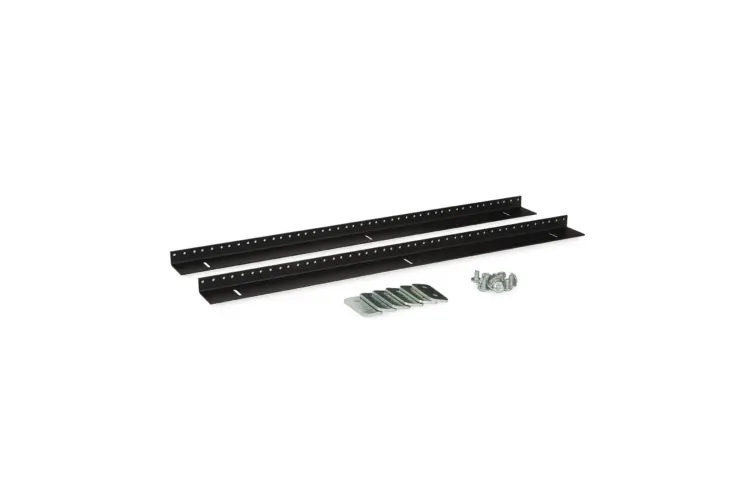 LINIER | 15U Wall Mount Vertical Rail Kit | 10-32 Tapped