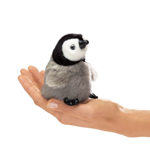 Mini Baby Emperor Penguin Finger Puppet