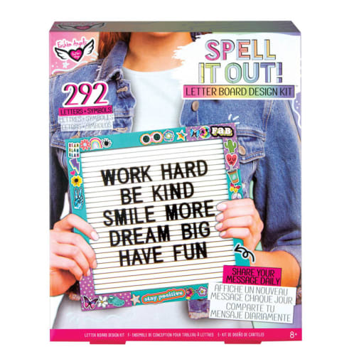 Spell It Out! Letterboard Design Kit