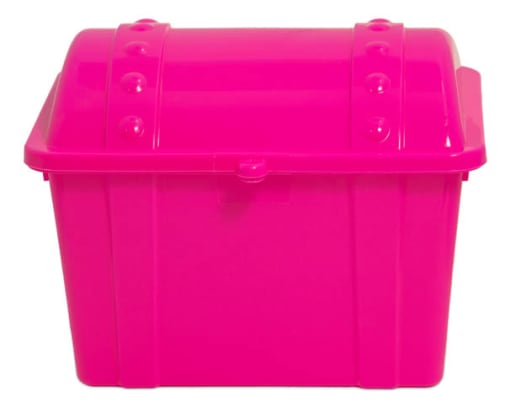 Junior Treasure Chest - Opaque Hot Pink