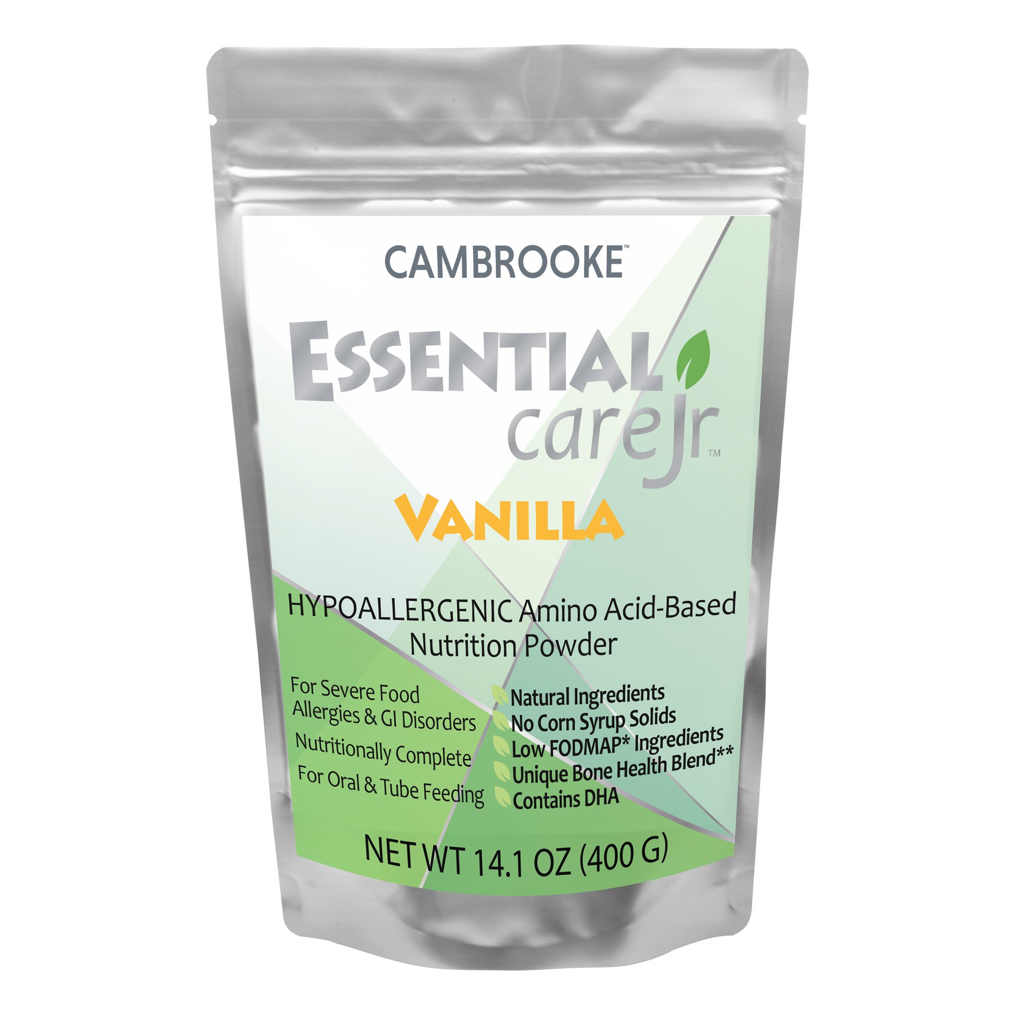 Essential Care Jr Amino AcidBased Nutrition Powder, Vanilla, 14.1-ounce pouch MK 1190432