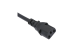 15Ft Hospital Grade Power Cord – NEMA 5-15P to IEC C13, SJT 18/3 AWG, Black Jacket