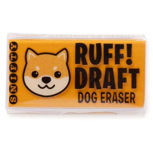 Ruff Draft Dog Eraser