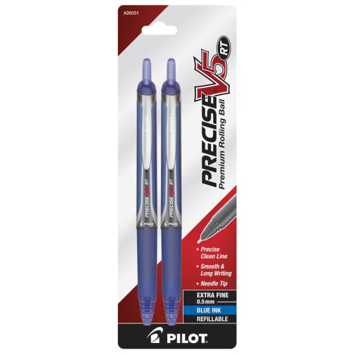Precise V5 Extra Fine Point Pen - Blue