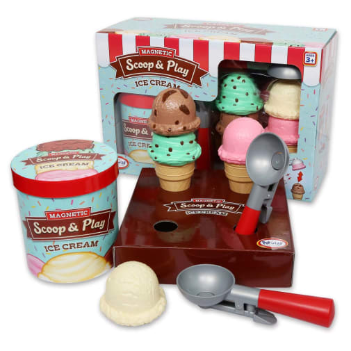 Magnetic Scoop & Play Ice Cream Set