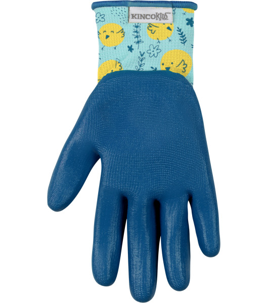 Kids' "Chick Days" Knit Shell & Nitrile Palm, Assorted, large