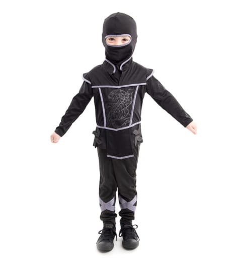 Little Adventures Ninja Dress Up Set, Size S (Ages 1-3)