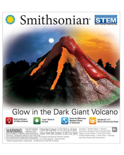 Smithsonian Glow in the Dark Giant Volcano