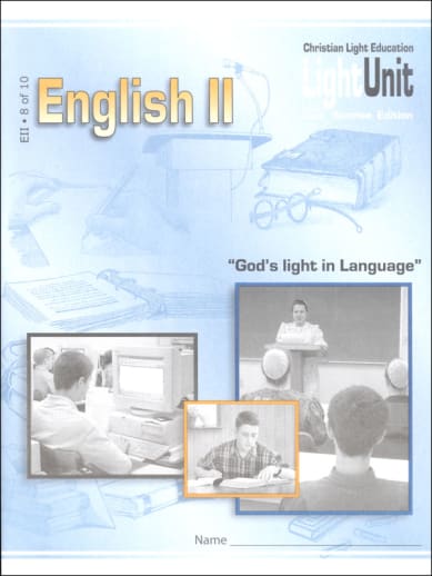 English II/Language Arts 11 LightUnit 8 Sunrise Edition