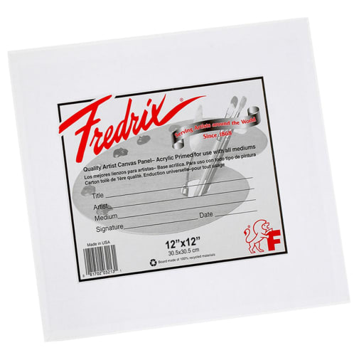 Fredrix Canvas Panel 12" x 12"