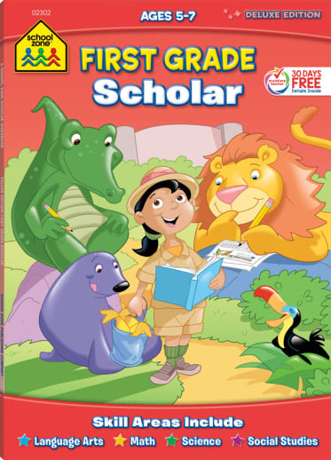 First Grade Deluxe Scholar Workbook