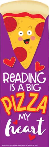 Pizza Scented Bookmark