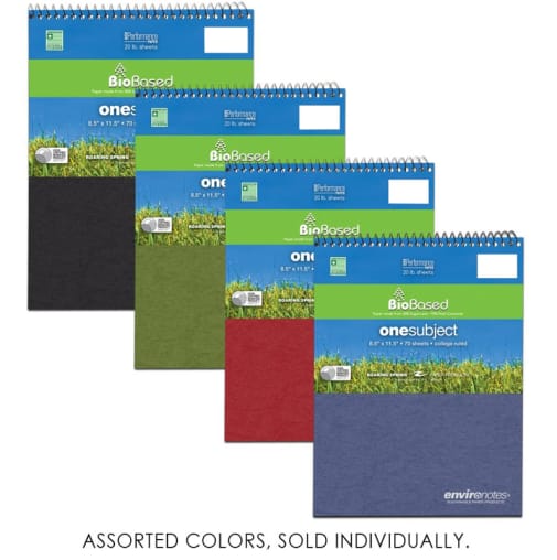 Environotes Biobase 1 Subject 8.5 x 11.5 Top-Wired Flipper Notebook