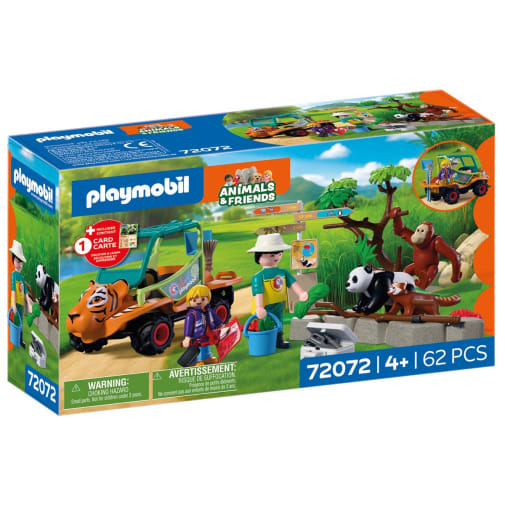 Playmobil Animals & Friends Zookeeper with Vehicle