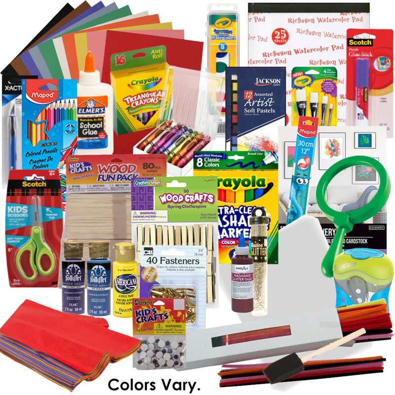 Memoria Press Book of Crafts Kindergarten Supply Bundle