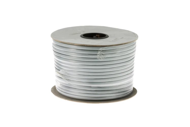 Cat3 Silver Satin Modular Cable, 8 Conductor, 1000 Ft.