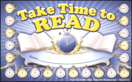 Take Time to Read Incentive Punch Card