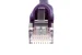 CAT5e Shielded Ethernet Patch Cable, Booted, 6ft, Purple