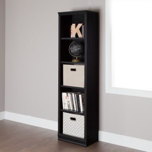 Morgan - 5-Shelf Narrow Bookcase Morgan - 5-Shelf Narrow Bookcase