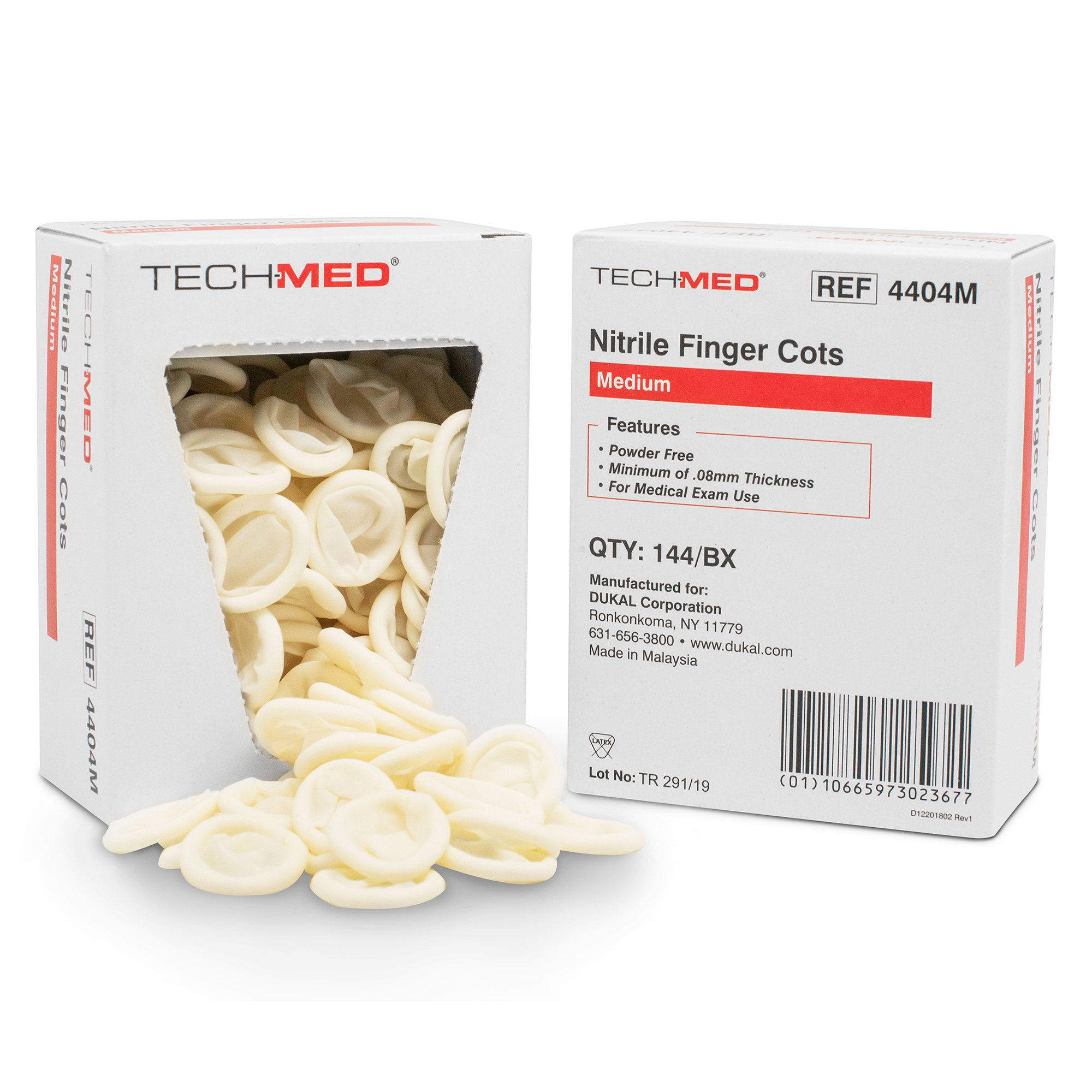 Tech-Med Nitrile Finger Cot, Medium MK 531455