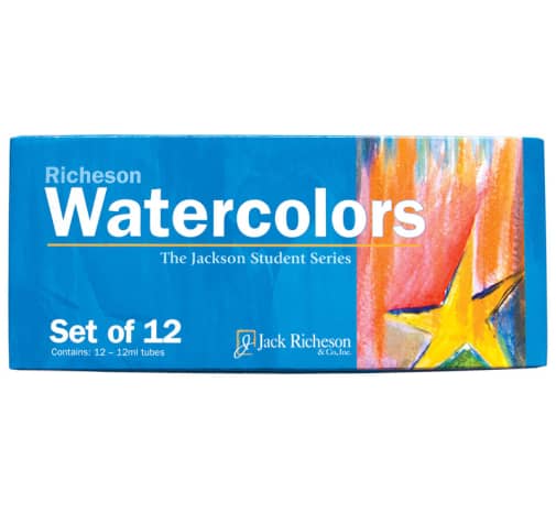 Richeson Tube Watercolors 12-color Set