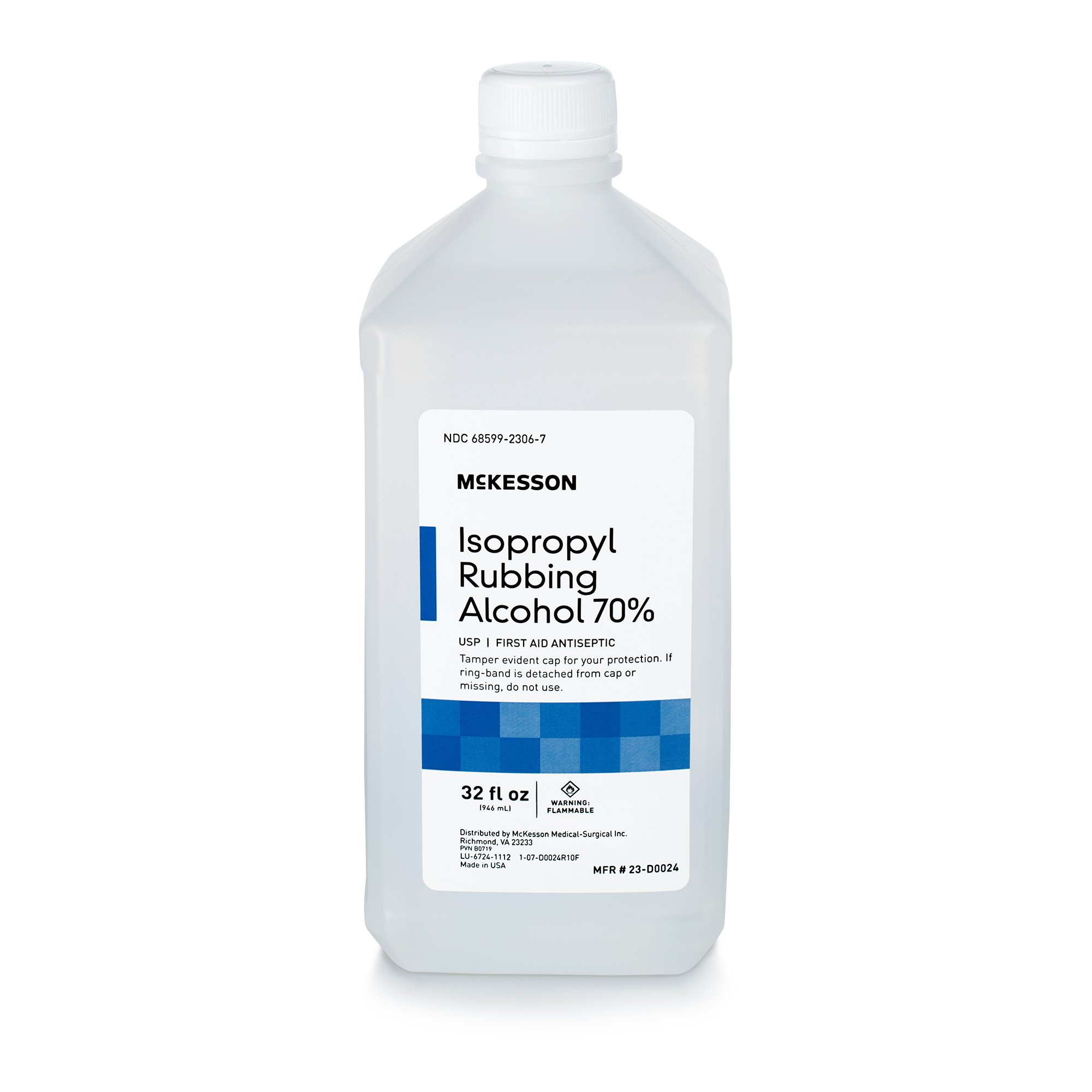 McKesson Isopropyl Alcohol Antiseptic, 32-ounce bottle MK 556517