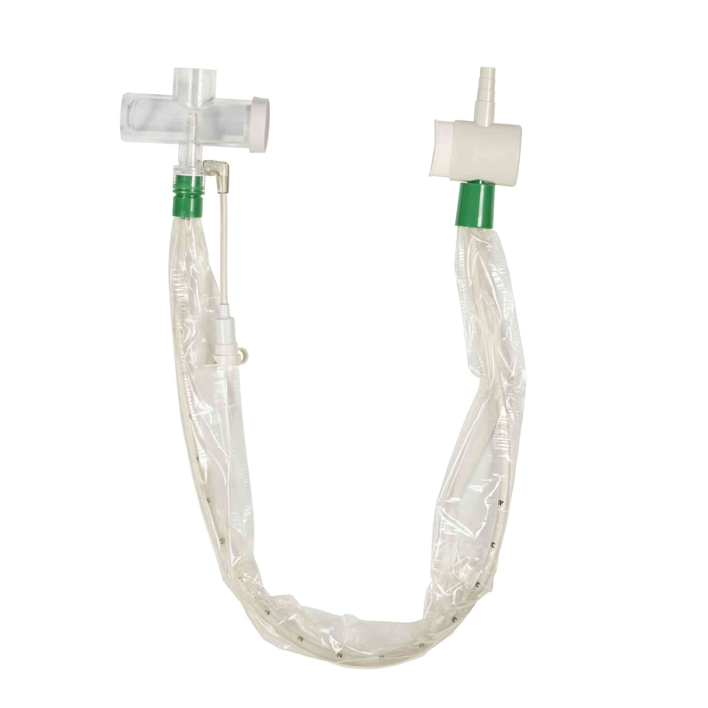 Kimvent T-Piece Style Closed Suction Catheter, Tracheostomy Type, 21-1/4 Inch Length MK 282781