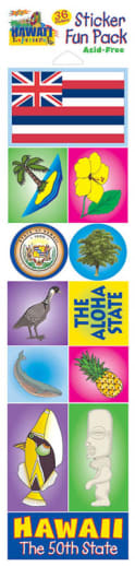 Hawaii Experience State Sticker Fun Pack