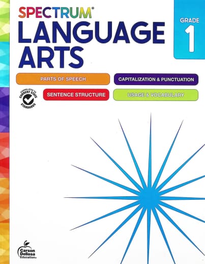 Spectrum Language Arts Workbook Grade 1 (2024 Edition)
