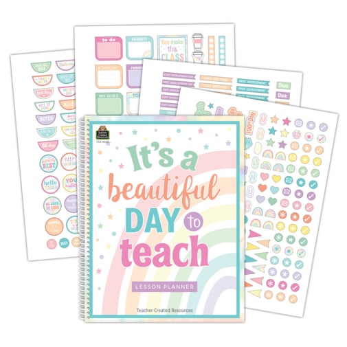 Pastel Pop Lesson Planner