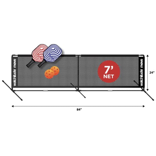 Watchitude 7ft Kids Portable Pickleball Set