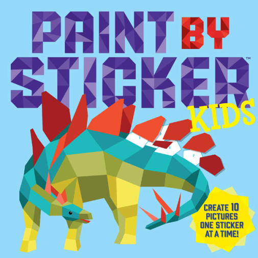Paint By Sticker Kids - Create 10 Sticker Art Pictures