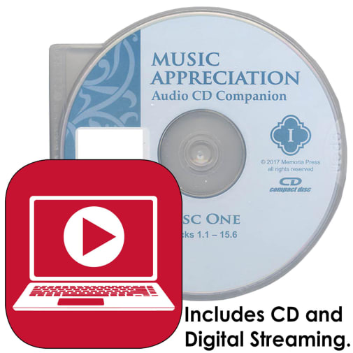 Music Appreciation Book I Audio Companion CD & Digital Streaming