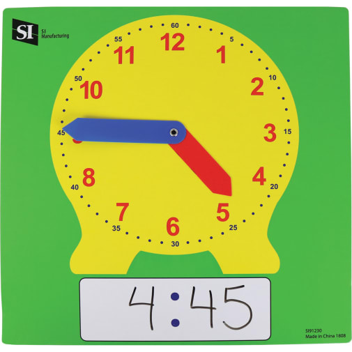 Dry Erase Clock - Demo