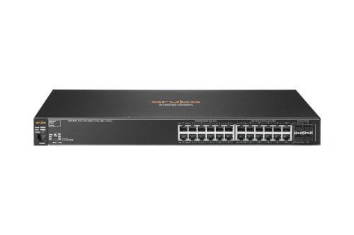 Image of HPE Aruba 2530 Series Switch, 24 10/100/1000 PoE+ ports, 4 x SFP Uplinks