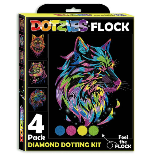 Dotzies Flock: Neon Gems - Big Cats