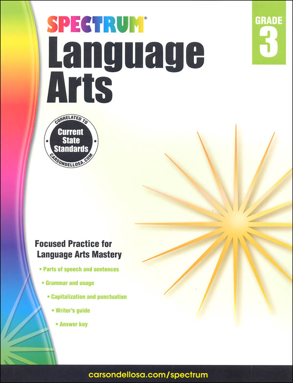 Spectrum Language Arts 2015 Grade 3