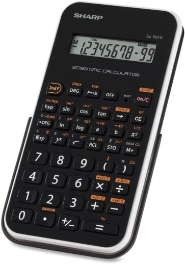 Scientific Calculator White Accent