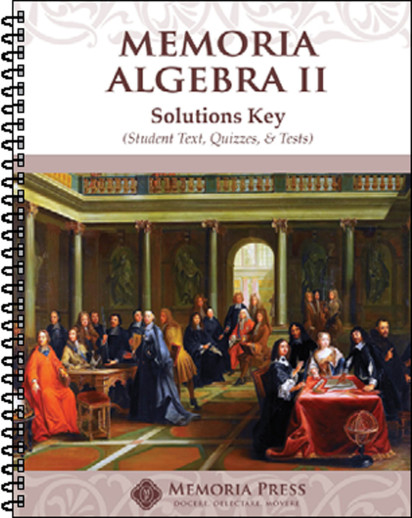 Memoria Algebra II: Solutions Key