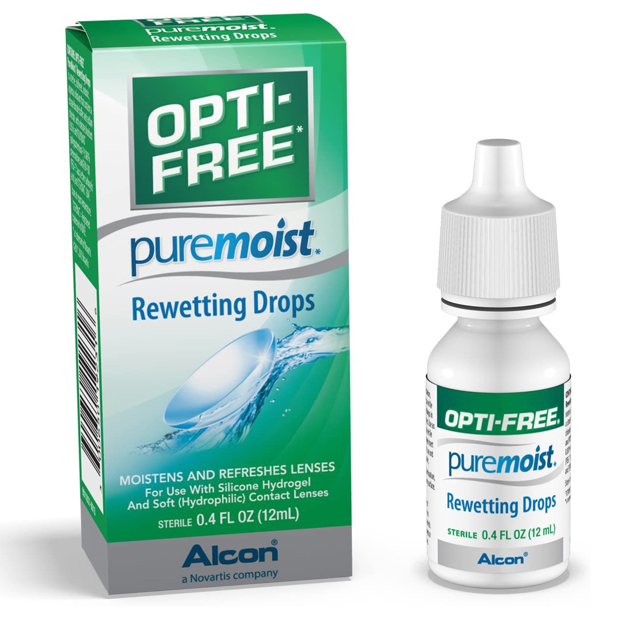 Opti-Free Puremoist Citrate Buffer / Sodium Chloride Rewetting Drops MK 798866