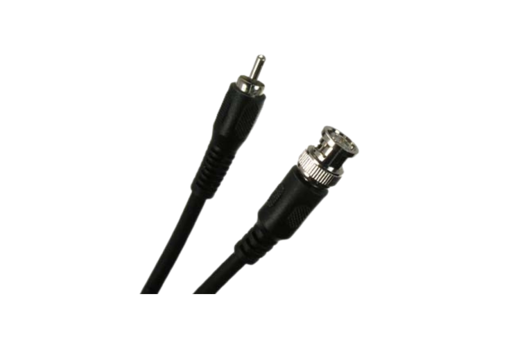 RG59 Cable with RCA Male to BNC Male Connector, 3ft RG59 Cable with RCA Male to BNC Male Connector, 3ft