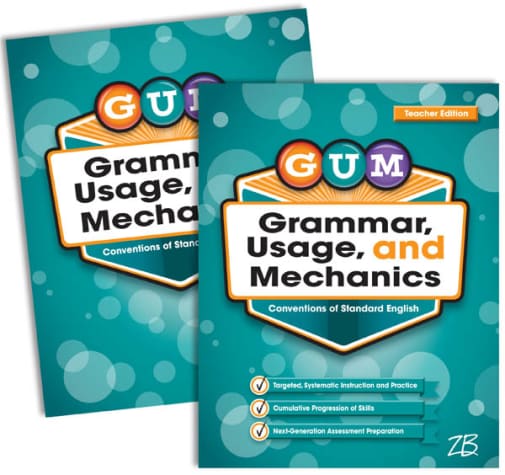 Zaner-Bloser GUM: Grade 7 Home School Bundle - Student Edition/Teacher Edition