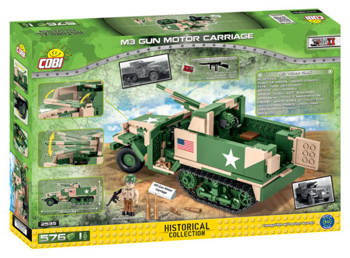 Cobi M3 Gun Motor Carriage 576パーツ COBI M3 Gun Motor Carriage - 576 pieces (World War II
