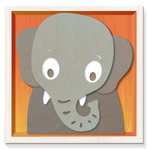 Paint & Stack Puzzlers - Elephant