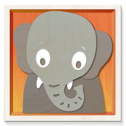 Paint & Stack Puzzlers - Elephant